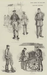 Down among the Dock Men, East-End Sketches (Dole mezi přístavními muži, East-Endské skeče)